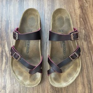 Birkenstock Mayari Sandals Size 39 (8.5-9) Color Zinfandel Red